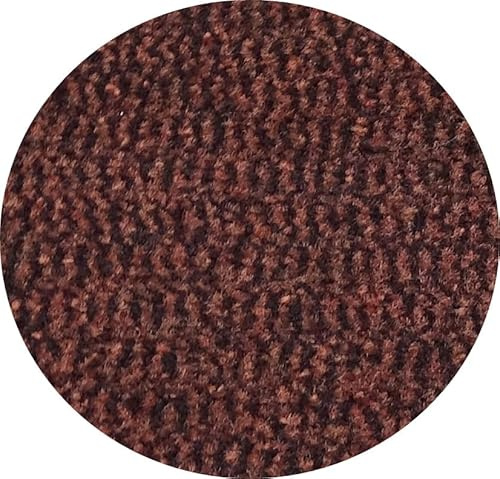 MERTEX runde Schmutzfangmatte mit Kettelkante in schwarz Ø 115 cm in Bern rost