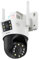 ZOSI 4MP+4MP Dual-Lens WiFi Outdoor Camera, Dual View Wireless CCTV Camera Home Outdoor Security with Color Night Vision, Person/Vehicle Detection, Auto Tracking, 2-way Audio, Sound and Light Alarm