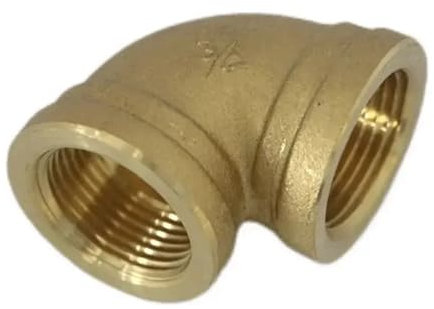 DN15 G 1/2 BSPP Female Thread 90 Degree Elbow Bend Brass Pipe Fitting Connector Coupler Adapter Water Gas Oil Home Garden