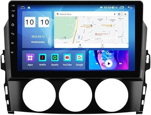 Autoradio Android 12 da 9'' con navigatore satellitare, lettore video multimediale per Maz-da CX-5 2008-2015, ricevitore di navigazione GPS radio Bluetooth/FM/ingresso AUX/scheda TF/SWC/Mirror Link/4