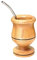 Matero Argentino Tradizionale, Zucca di Yerba Mate con Lampadina, Legno Intagliato a Mano, Regalo per Argentino, Gourd Mate Cup