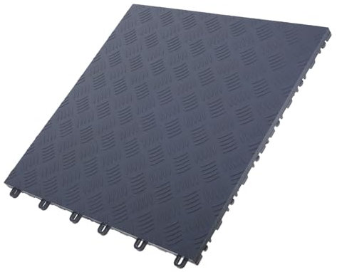 HOMSFOU Baldosas Entrelazadas para Suelo De Garaje Azulejos Duraderos Antideslizante Fácil Instalación para Jardines Materiales Seguros