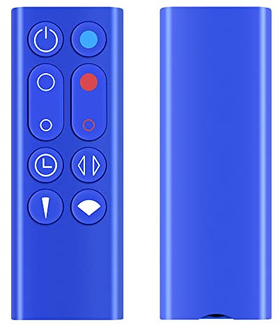 CLVIZCXOM Fan Remote Control Replacement for Dyson AM09 HP00 HP01 Pure Hot + Cool Fan Purifying Heater Remote Control, Fit for Part Number: 967197-13 (Blue)