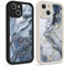 Coiwxmoi 2 Stück Handyhülle für iPhone 14 Hülle, Aesthetic Marmor Muster Design Mädchen Frauen Schutzhülle, Silikon Stoßfest Cover Erhöhte Displayränder Y2K Case für iPhone14 6,1, Schwarz Weiß