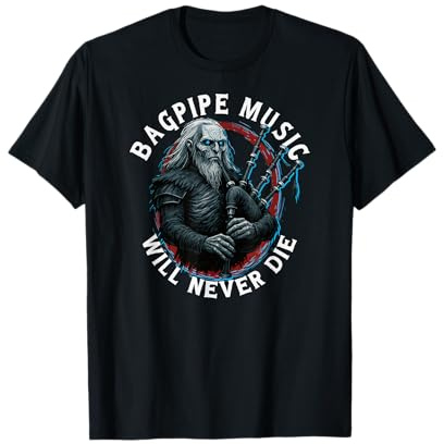 Cornemuseur Cornemuse-Instrument Bagpipe-Sound Cornemuse T-Shirt