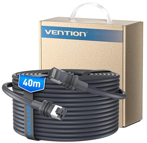 VENTION Starlink Gen 3 Cable 132FT/40M, Starlink Ethernet Replacement & Extension Cable, High-Speed Waterproof UV Resistant for Star Link V3 Satellite Accessories