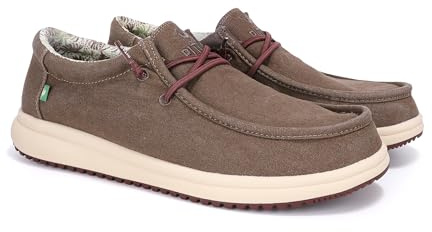PITAS | Path | Mocasines de Hombre | Náuticos Casual | Zapatillas de Tela | Zapatos sin Cordones | Deportivas Casuales | Calzado de Walkinpitas