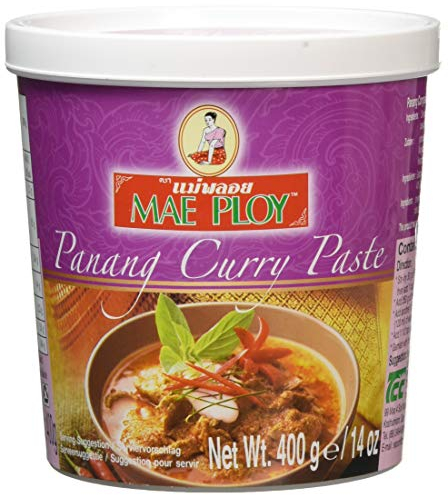 Mae Ploy Panang, Pâte de curry Panang Mae Ploy – Curry thaï authentique – Cuisine thaïlandaise – 400 g