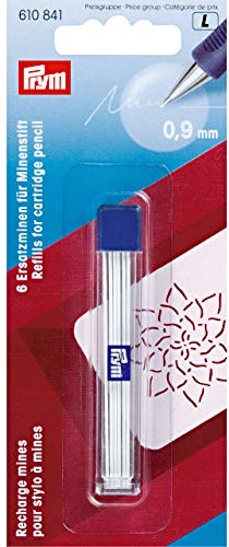 Prym Ersatzminen für Minenstift Ø 0,9 mm weiß, 0, 9 mm