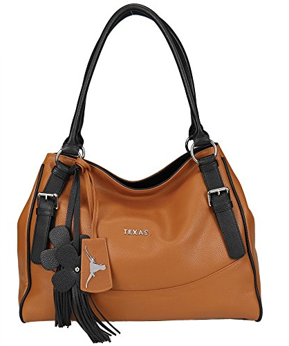 SANDOL NCAA Texas Longhorns Jet Set Akademische Handtasche, klein