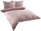 Mako Batist/Mako Perkal Landhaus Bettwäsche Karo Oslo kariert (240 cm x 220 cm + 2X 80 cm x 80 cm, Rot - Karo)