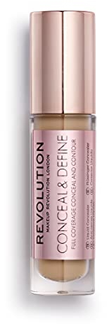 MakeUp Revolution Conceal and Define Concealer - C11 mit Applikator, 3.4 ml