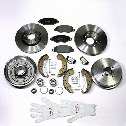 Autoparts-Online Set 60004168 Bremsscheiben/Bremsen + Bremstrommel Set vorne + hinten