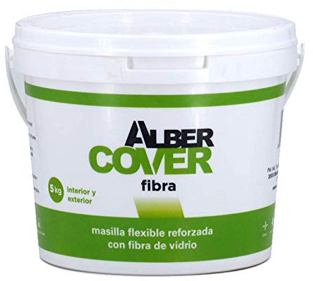COVER Masilla Flexible Reforzada con Fibra de Vidrio 5Kg Alber