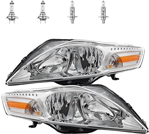 EISENFELS Bundle Set 69587297 Scheinwerfer rechts & links + Leuchtmittel H1 Classic + H7 Classic kompatibel mit Mondeo IV Turnier BA7