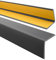 Quest Cornière PVC 40x40mm – Baguette d’angle de protection, profilé autoadhésif – Protection et rebords, souple autocollant, gris foncé, 200cm