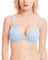 WingsLove Push Up Bra Sexy Deep V Plunge Add 2 Cups Bras Underwire T-Shirt Bra Multiway (Blue,36DD)