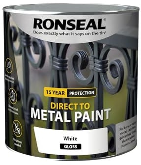 Ronseal Direct to Metal Paint White Gloss 2.5L