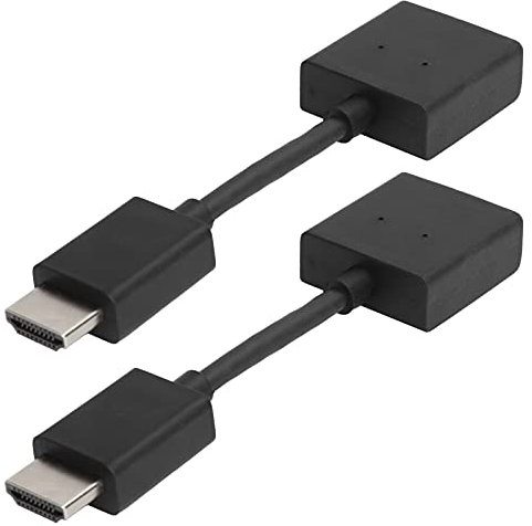 Agatige Câble d'extension HDMI 2 pièces, Adaptateur d'extension HDMI 4K mâle à Femelle