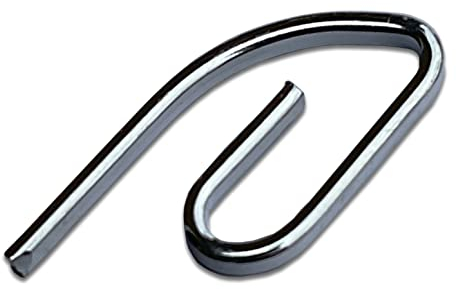 50 Ganci per tende in metallo con sistema a binario. Gancetti per tende di qualità e resistenti. Maggiore resistenza rispetto ai ganci in plastica. Ganci per tende in metallo. Prodotti in Spagna.