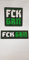 2er Set FCK GRN Aufkleber Sticker Fun