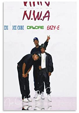 Foto Auf Leinwand 60x90cm Eiswürfel Dr. DRE Eazy-E Poster Dekoration Wohnzimmer Schlafzimmer Malerei Kein Rahmen