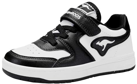 Kangaroos Unisex Kinder K-cp Fair Ev Sneaker, Jet Black White, 36 EU