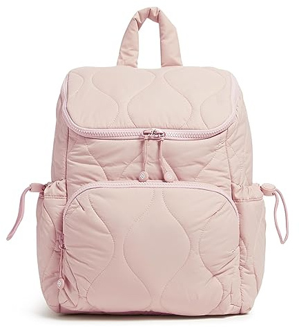Vera Bradley Damen Federleichter Rucksack Büchertasche, Rosenquarz, Einheitsgröße
