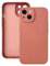 LOOKSEVEN For iPhone 15 Plus Case, Pink Silicone TPU Rubber Back Cover Case Compatible for iPhone 15 Plus (6.7 inch)