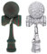 Aymzbd 2PCS Traditionelle Kendama Holz Geschicklichkeitsspiele Japan Outdoor Malerei