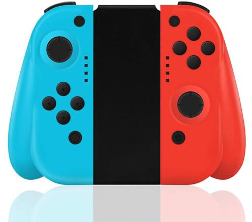 Maegoo Wireless Controller for Switch, Replacement L/R Controllers Gamepad Joystick für Switch, Controller mit Dual Motors Vibration, Six Axis Gyroscope und Turbo Function