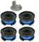 4 Pack Bobine Fil Coupe Bordure Remplacements Compatible for Ryobi One + AC14RL3A 18v 24v 40v Coupe Bordures, Bobine Ø 1,6mm(4 Bobine Fil Coupe Bordure,1 Couvercle)