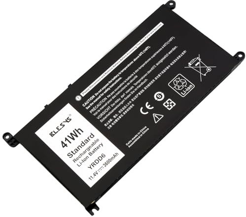 BLESYS YRDD6 Batterie pour Dell Inspiron 3493 3582 3583 3593 3793 7586 3584 3501 5584 VM732 1VX1H 11,4V/41Wh
