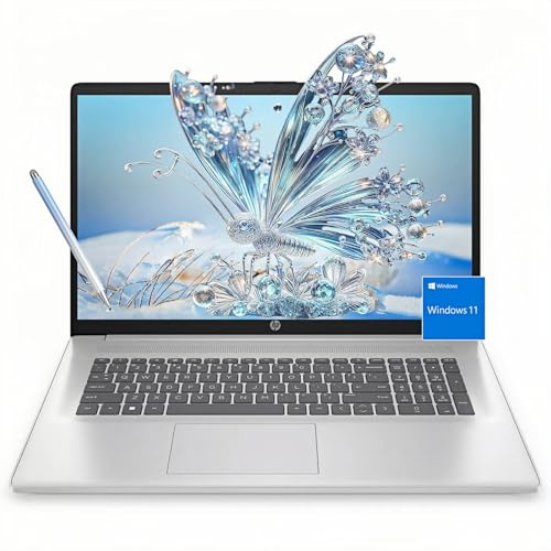 HP -Computer portatili Touchscreen-17 - Windows 11 - Penna stilo - AMD Ryzen 5 7530U - Studenti universitari Business - Computer portatile 2024 in vendita - Wi-Fi 6 - Schermo grande (32 GB RAM | SSD
