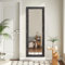 AAZZKANG Wall Mirror Full Length Wooden Frame Over The Door Mirror Large Hanging Mirrors 120L x 40W cm for Bedroom Living Room Bathroom Dressing Room