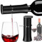 ZONSUSE Wein Dispenser Ohne Korken Entfernung,Vakuumpumpe für Wein,2-in-1 Weinausgießer Wein Konservierung Pumpe,Kein Strom oder Luftbehälter,Weinzubehör Geschenke für Männer Frauen Weinliebhaber(A-1)