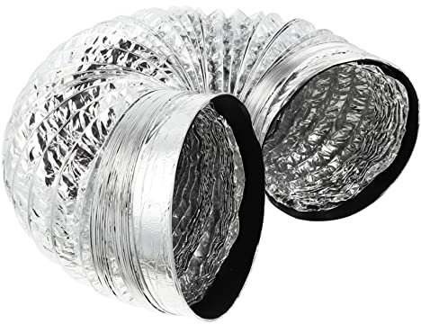 Hemobllo Luftschlauch Aus Aluminiumfolie 180 Cm X 2 M Doppellagig Küchenzubehör Teleskop-entlüftungsschlauch Für Abluftventilator