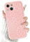 ZhuoFan Hülle für iPhone 15 6,1”, Aesthetic Leopard Muster Handyhülle Rosa Matte Schutzhülle Weich Silikon Dünn TPU Case Stoßfest Kratzfest Bumper Cover, 03