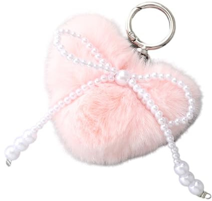 Poms Poms Keychain Fourrages Artificiels Kelechains Faux Furs Pompoms Courte