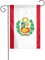 LAABBE Bandera de Perú impresa para jardín, decoración de patio al aire libre, 30,5 x 45,7 cm