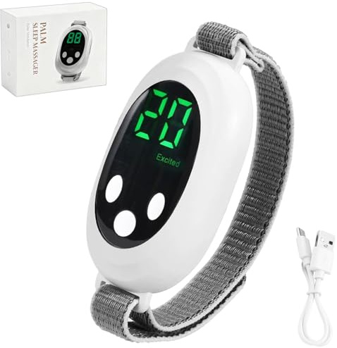 VJK Handheld Sleep Aid Device, Anxiety Device, Relief Anxiety Help Sleep, Promotes Rest, USB Rechargeable for Stress Relief, Panic Attacks and Agitation, Improved Sleep, Mood and Focus