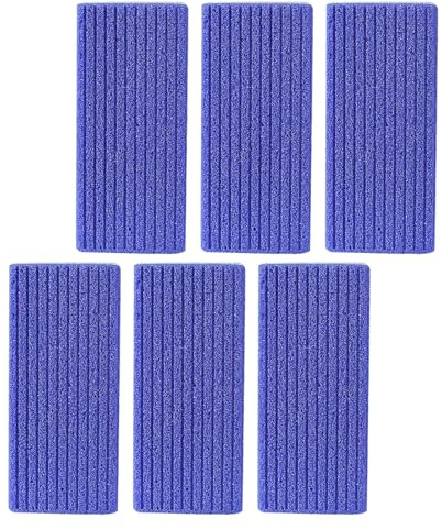 Healeved 6 Stück Teiliges Bimsstein mit Gestreiftem Design Effizientes Peeling-tool zur Hornhaut Abgestorbene Haut-entfernung Sanft für Glatte Weiche Füße für Tägliche Pediküre