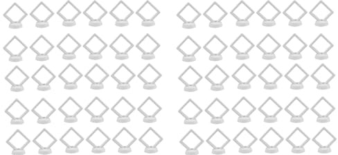 Buhdjfnke 60 StüCk Schwimmende 3D-MüNzstäNder, Aufbewahrungsboxen für Schmuck, Ringe, Ohrringe, MüNzen, Medaillen, Challenge-Medaillenhalter B