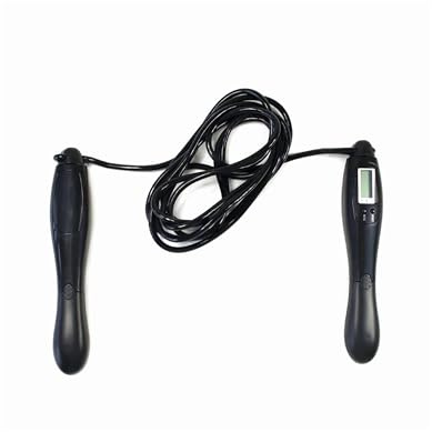 GYMTASTIC Digitales Springseil mit LCD-Bildschirm, schwerem Seil, Sprungzähler, Timer und Kalorienzähler, intelligentes Springseil für Cardio-, Fettverbrennungs-, HIIT- und Heimtraining