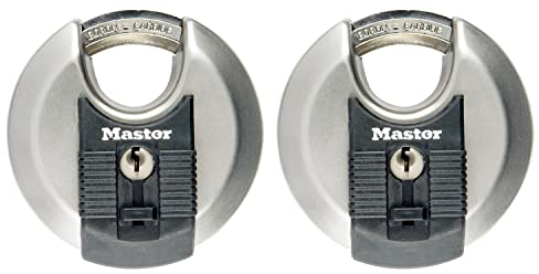 MASTER LOCK - M40EURT - 2 Excell Disc Schlösser 70mm