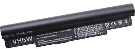 vhbw Akku kompatibel mit Samsung N110, N120, N130, N140, N510, NC10, NC20, ND10, ND20 Notebook (4400 mAh, 11,1 V, Li-Ion)