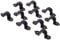 Hozelock 2771P0000 13mm Supply Hose Wall Clip, Multi-Colour