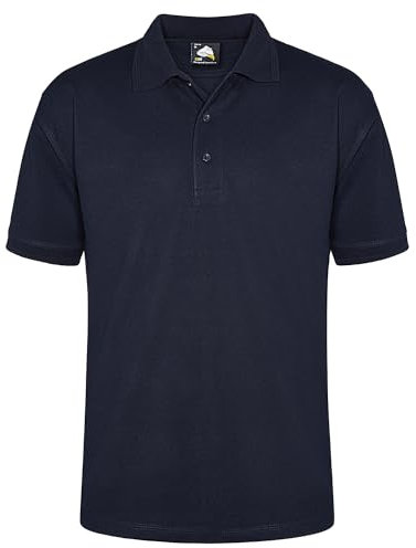 ORN Polo Shirt for Men Adult - Short Sleeve Workwear | UK Casual Smart Tops for Men, Professional Work Wear - 1150 Eagle Navy Blue - 2XL