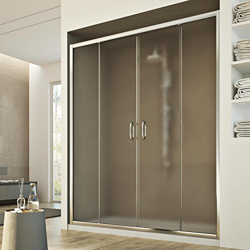 Porte Douche 130 cm 185 granité C modèle Replay 2 Portillons