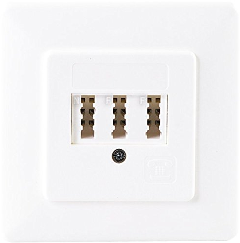 Schwaiger TAE Anschlussdose (NFF) 2 x 6 / 6 (4)